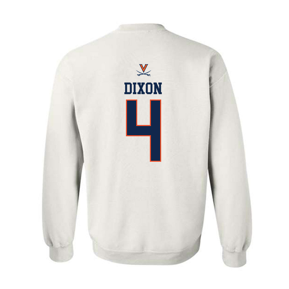 Virginia - NCAA Men's Basketball : Jurian Dixon - Replica Shersey Crewneck Sweatshirt-1
