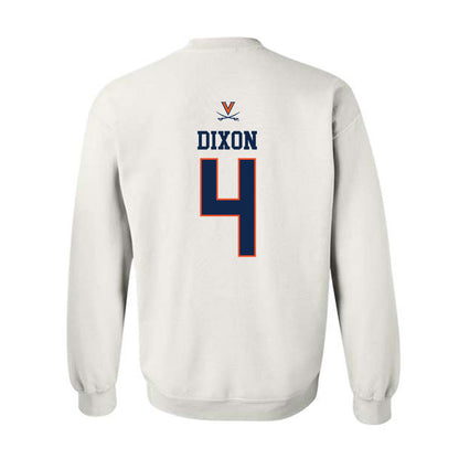 Virginia - NCAA Men's Basketball : Jurian Dixon - Replica Shersey Crewneck Sweatshirt-1