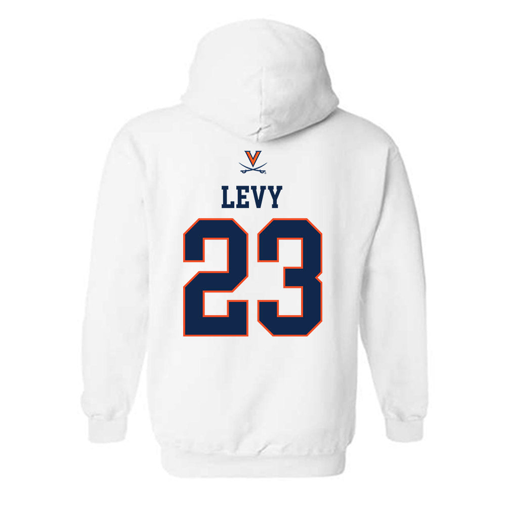 Virginia - NCAA Women's Basketball : Romi Levy - Replica Shersey Hooded Sweatshirt-1