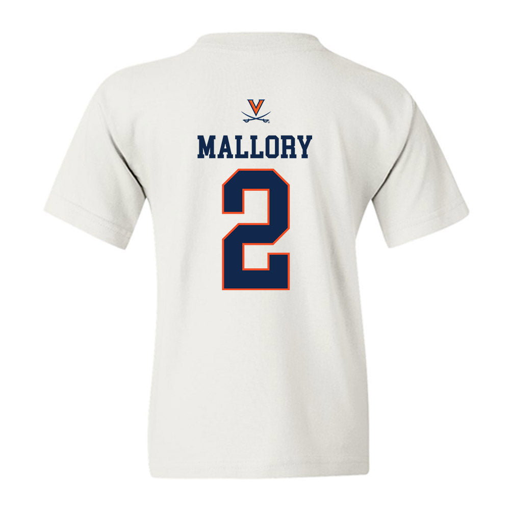 Virginia - NCAA Men's Basketball : Chance Mallory - Replica Shersey Youth T-Shirt-1