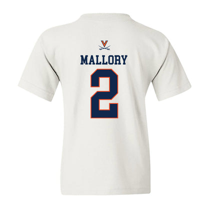 Virginia - NCAA Men's Basketball : Chance Mallory - Replica Shersey Youth T-Shirt-1