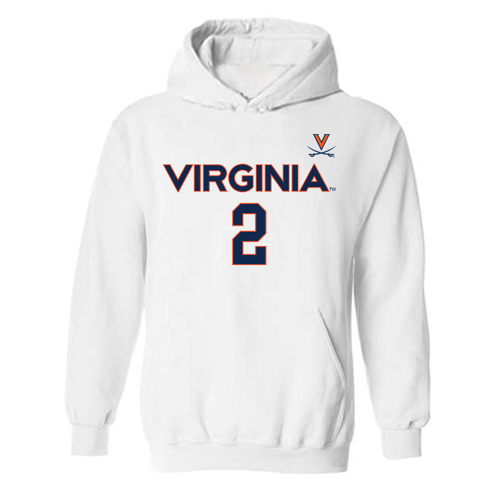 Virginia - NCAA Men's Basketball : Chance Mallory - Replica Shersey Hooded Sweatshirt-0