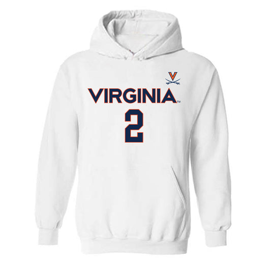 Virginia - NCAA Men's Basketball : Chance Mallory - Replica Shersey Hooded Sweatshirt-0