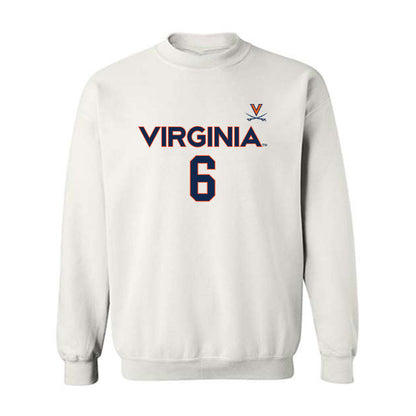 Virginia - NCAA Men's Basketball : Jacari White - Replica Shersey Crewneck Sweatshirt-0