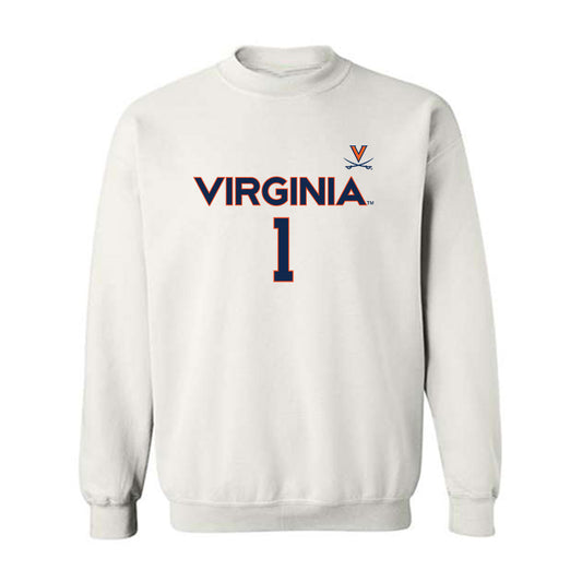 Virginia - NCAA Women's Basketball : Paris Clark - Replica Shersey Crewneck Sweatshirt-0