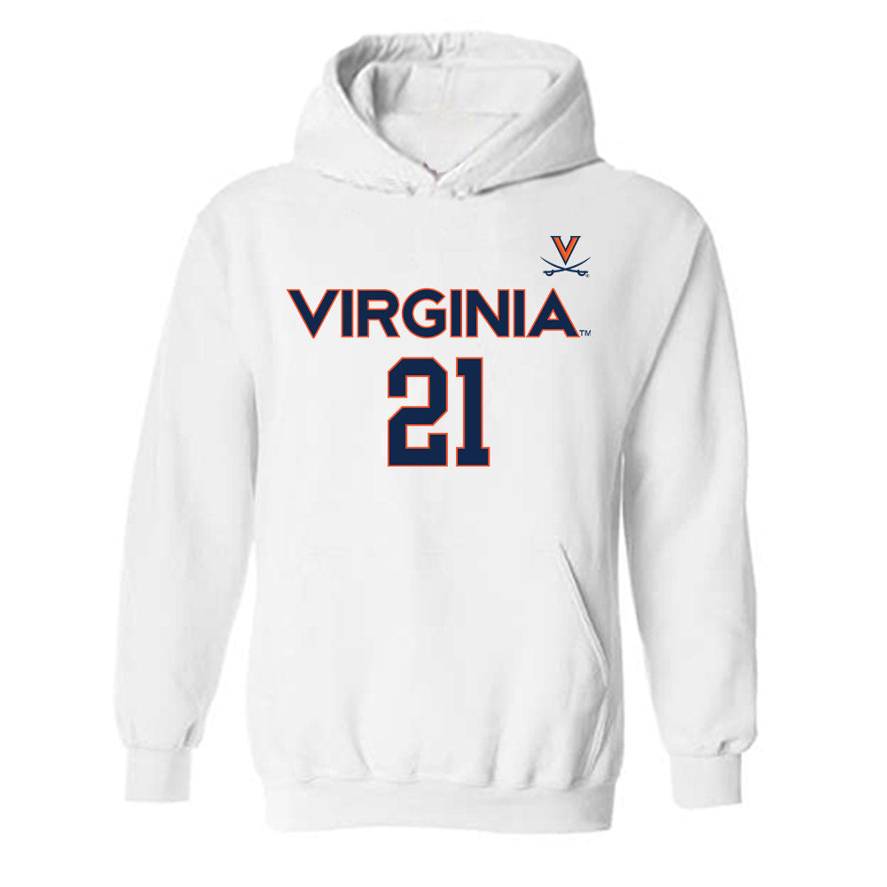 Virginia - NCAA Men's Basketball : Silas Barksdale - Replica Shersey Hooded Sweatshirt-0