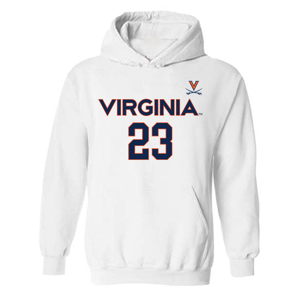 Virginia - NCAA Women's Basketball : Romi Levy - Replica Shersey Hooded Sweatshirt-0