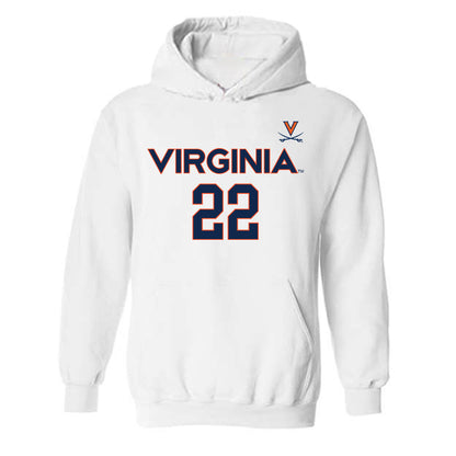 Virginia - NCAA Men's Basketball : Owen Odom - Replica Shersey Hooded Sweatshirt-0