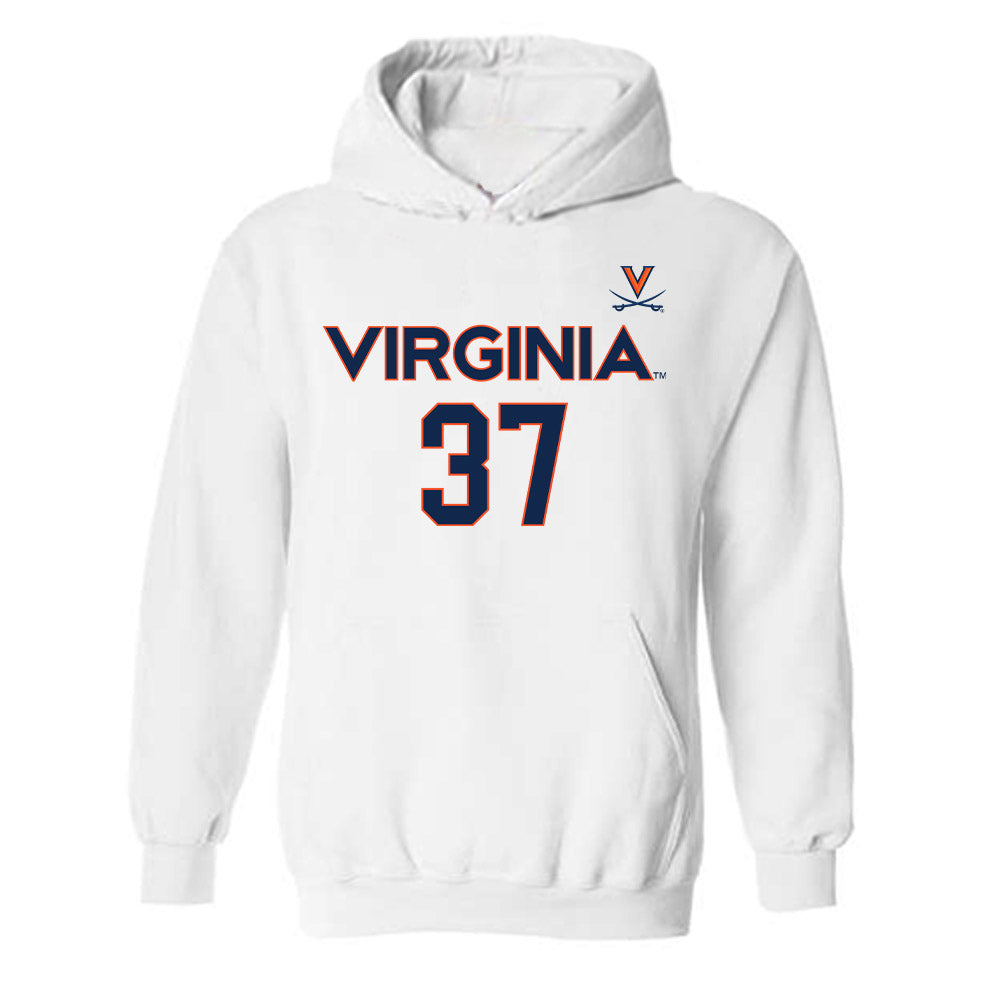 Virginia - NCAA Men's Basketball : Jan Vide - Replica Shersey Hooded Sweatshirt-0