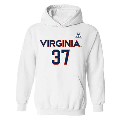 Virginia - NCAA Men's Basketball : Jan Vide - Replica Shersey Hooded Sweatshirt-0