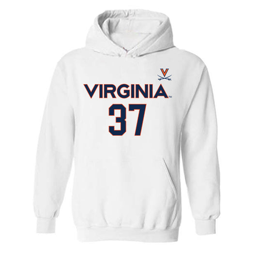 Virginia - NCAA Men's Basketball : Jan Vide - Replica Shersey Hooded Sweatshirt-0
