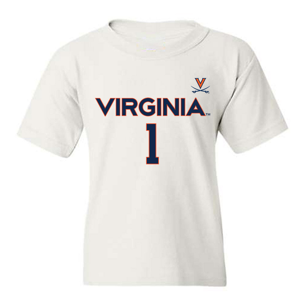 Virginia - NCAA Men's Basketball : Malik Thomas - Replica Shersey Youth T-Shirt-0