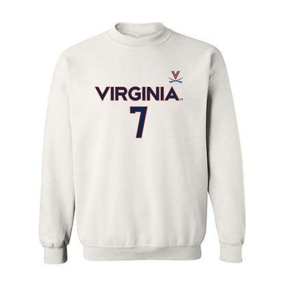 Virginia - NCAA Men's Basketball : Martin Carrere - Replica Shersey Crewneck Sweatshirt-0