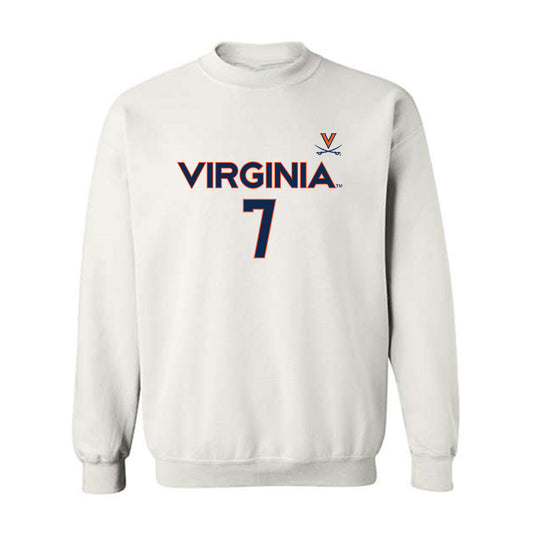 Virginia - NCAA Men's Basketball : Martin Carrere - Replica Shersey Crewneck Sweatshirt-0
