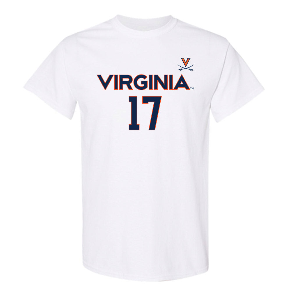 Virginia - NCAA Men's Basketball : Johann Grunloh - Replica Shersey T-Shirt-0