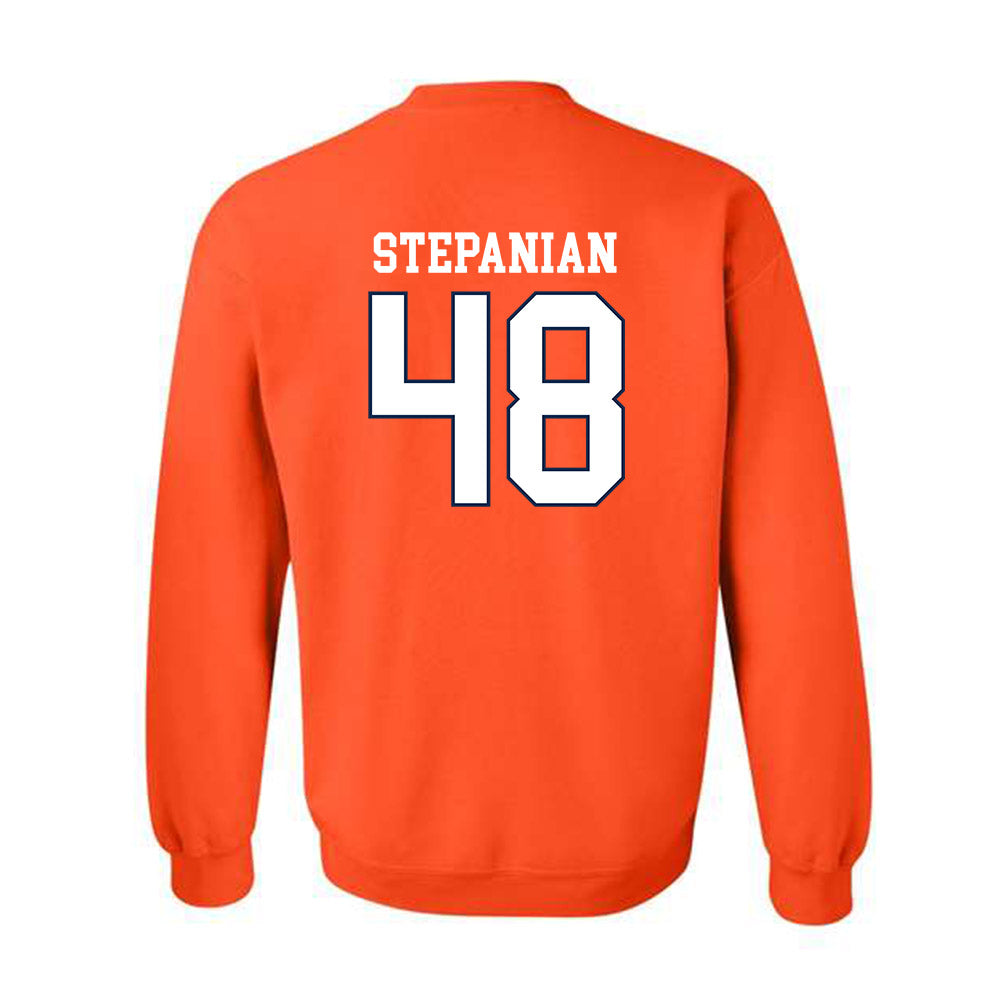 Virginia - NCAA Men's Lacrosse : John "Reese" Stepanian - Replica Shersey Crewneck Sweatshirt-1