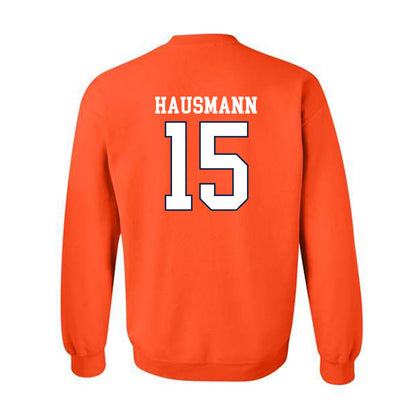 Virginia - NCAA Men's Lacrosse : Hudson Hausmann - Replica Shersey Crewneck Sweatshirt-1