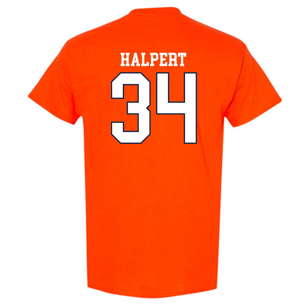 Virginia - NCAA Men's Lacrosse : Charlie Halpert - Replica Shersey T-Shirt-1