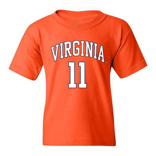 Virginia - NCAA Men's Lacrosse : James Deringer Jr. - Replica Shersey Youth T-Shirt-0