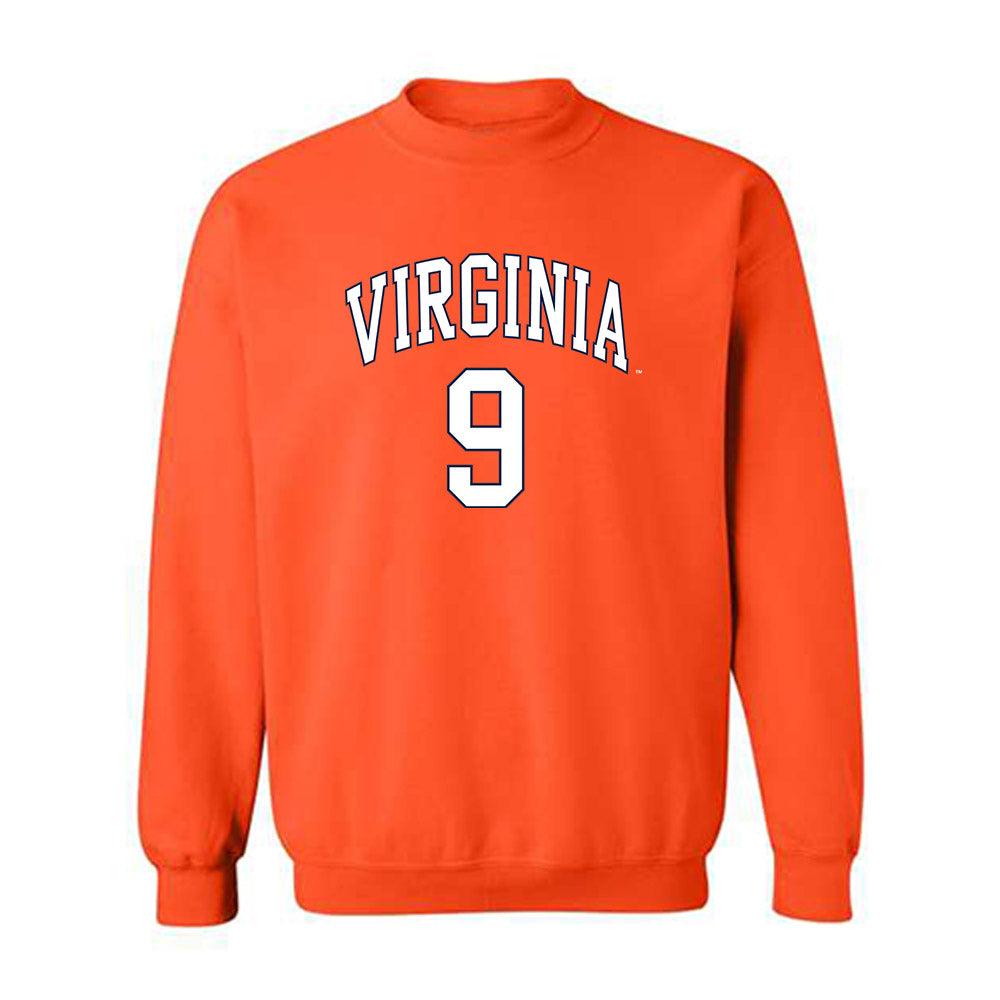 Virginia - NCAA Men's Lacrosse : McCabe Millon - Replica Shersey Crewneck Sweatshirt-0