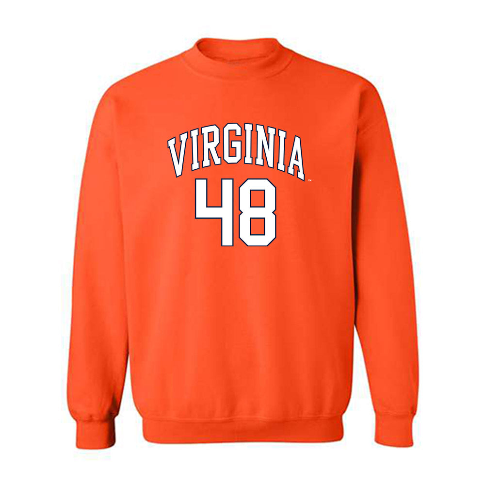 Virginia - NCAA Men's Lacrosse : John "Reese" Stepanian - Replica Shersey Crewneck Sweatshirt-0