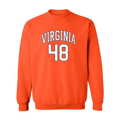 Virginia - NCAA Men's Lacrosse : John "Reese" Stepanian - Replica Shersey Crewneck Sweatshirt-0
