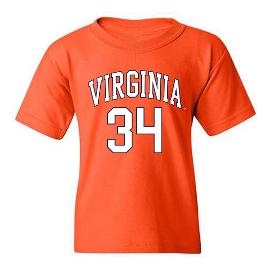 Virginia - NCAA Men's Lacrosse : Charlie Halpert - Replica Shersey Youth T-Shirt-0