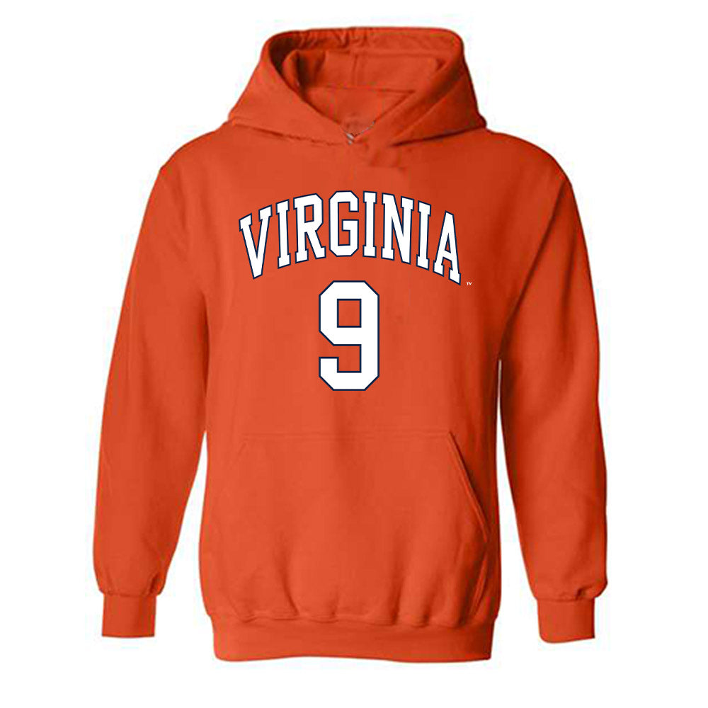 Virginia - NCAA Men's Lacrosse : McCabe Millon - Replica Shersey Hooded Sweatshirt-0