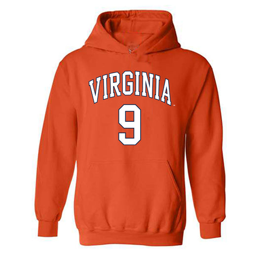 Virginia - NCAA Men's Lacrosse : McCabe Millon - Replica Shersey Hooded Sweatshirt-0
