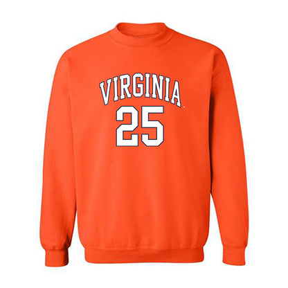 Virginia - NCAA Men's Lacrosse : Henry Metz - Crewneck Sweatshirt Replica Shersey