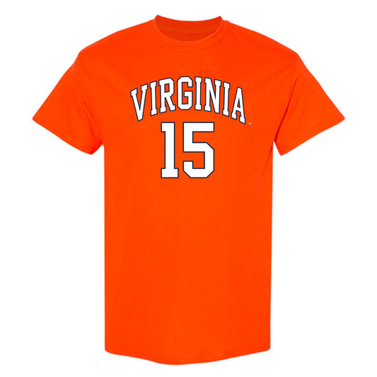 Virginia - NCAA Men's Lacrosse : Hudson Hausmann - Replica Shersey T-Shirt-0