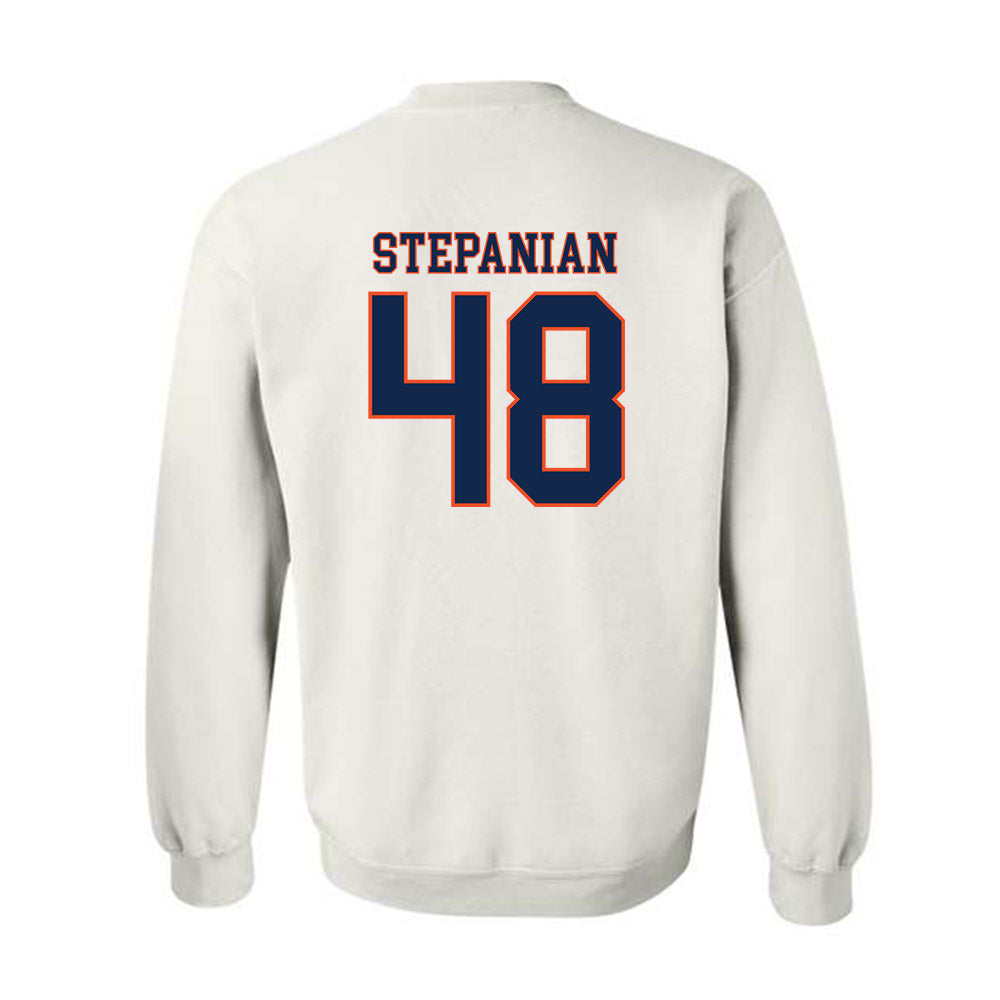 Virginia - NCAA Men's Lacrosse : John "Reese" Stepanian - Replica Shersey Crewneck Sweatshirt-1