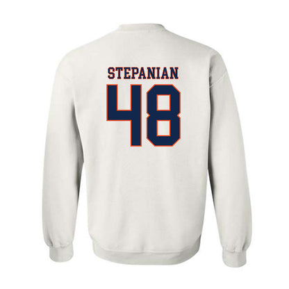Virginia - NCAA Men's Lacrosse : John "Reese" Stepanian - Replica Shersey Crewneck Sweatshirt-1