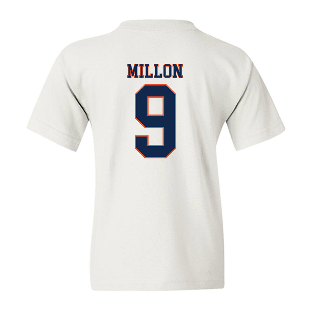 Virginia - NCAA Men's Lacrosse : McCabe Millon - Replica Shersey Youth T-Shirt-1
