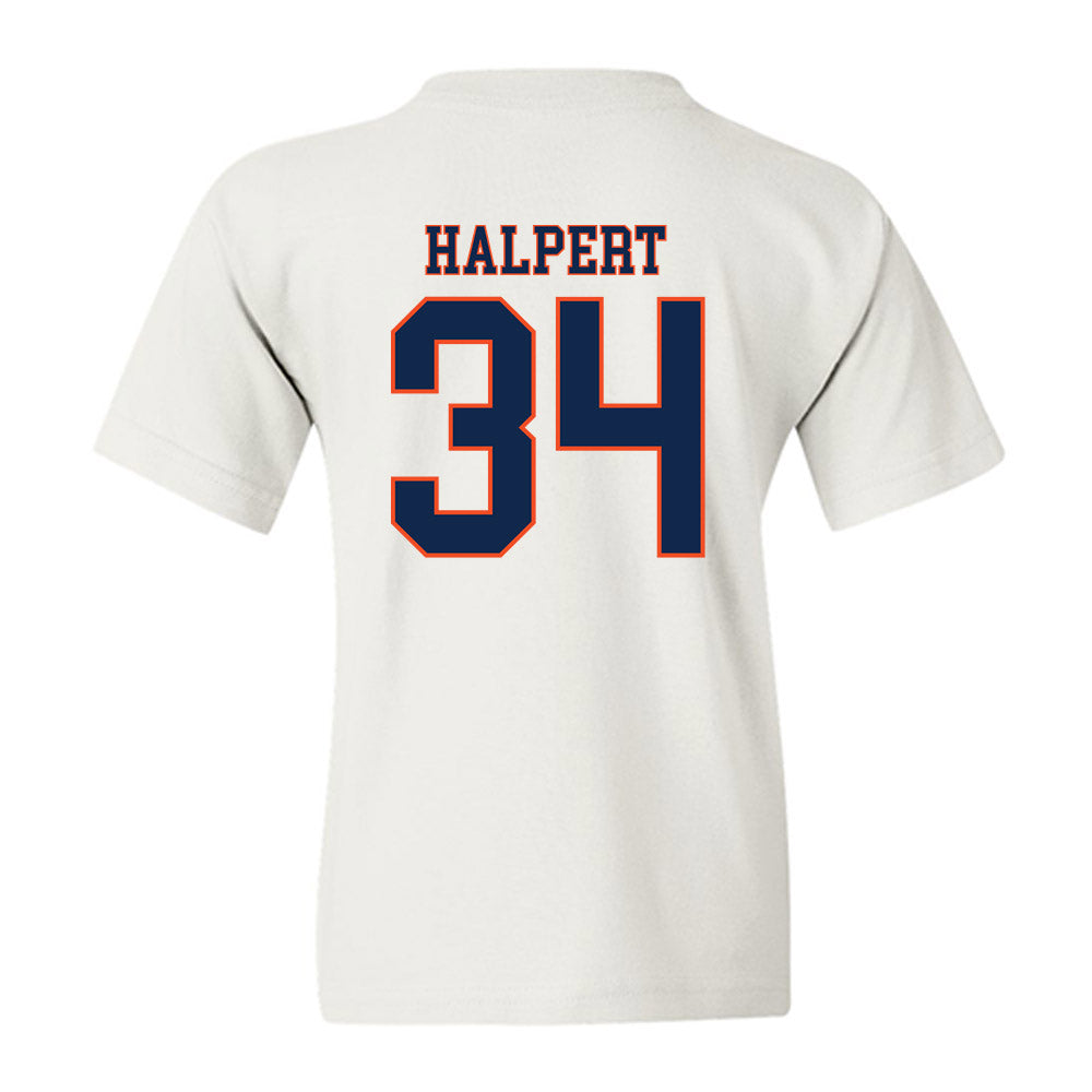 Virginia - NCAA Men's Lacrosse : Charlie Halpert - Replica Shersey Youth T-Shirt-1