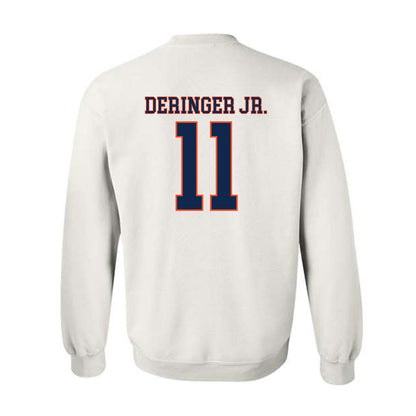 Virginia - NCAA Men's Lacrosse : James Deringer Jr. - Replica Shersey Crewneck Sweatshirt-1