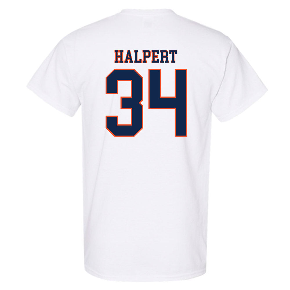Virginia - NCAA Men's Lacrosse : Charlie Halpert - Replica Shersey T-Shirt-1
