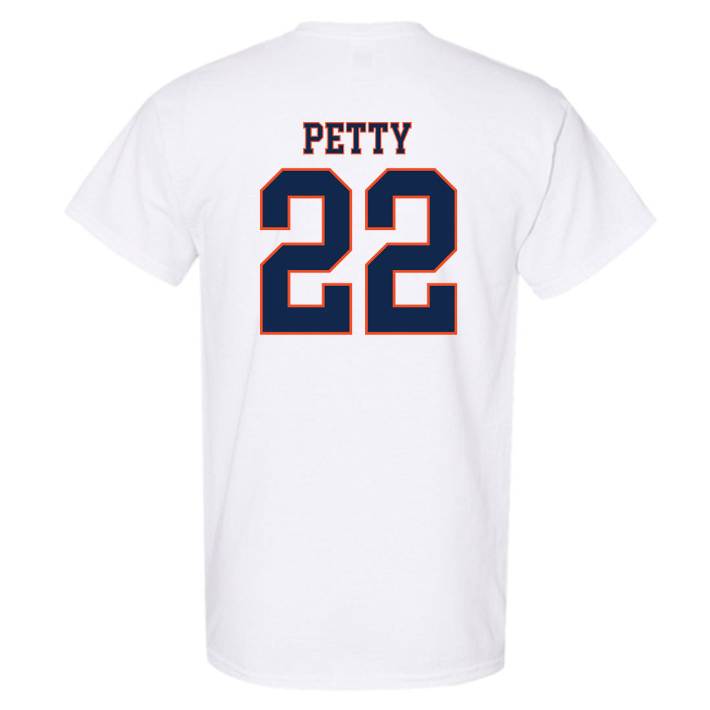 Virginia - NCAA Men's Lacrosse : Elijah Petty - Replica Shersey T-Shirt-1