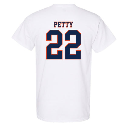 Virginia - NCAA Men's Lacrosse : Elijah Petty - Replica Shersey T-Shirt-1