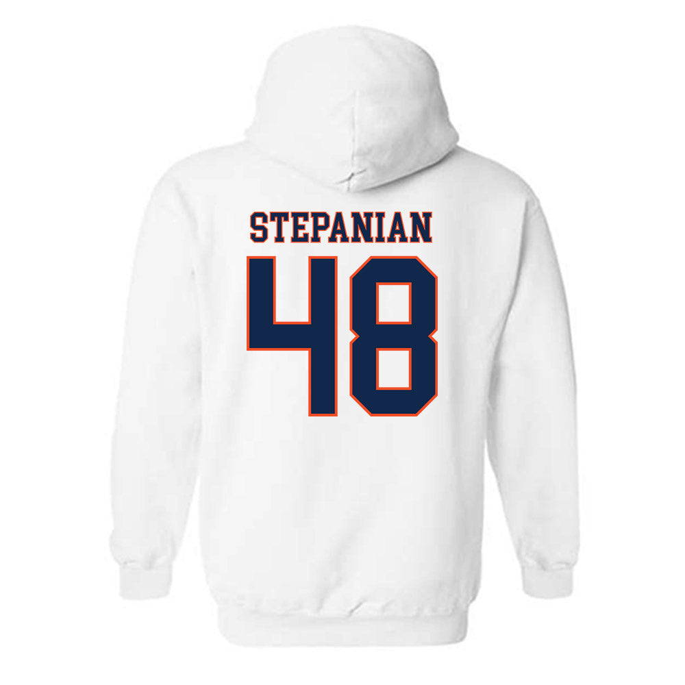Virginia - NCAA Men's Lacrosse : John "Reese" Stepanian - Replica Shersey Hooded Sweatshirt-1