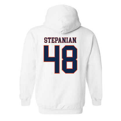 Virginia - NCAA Men's Lacrosse : John "Reese" Stepanian - Replica Shersey Hooded Sweatshirt-1