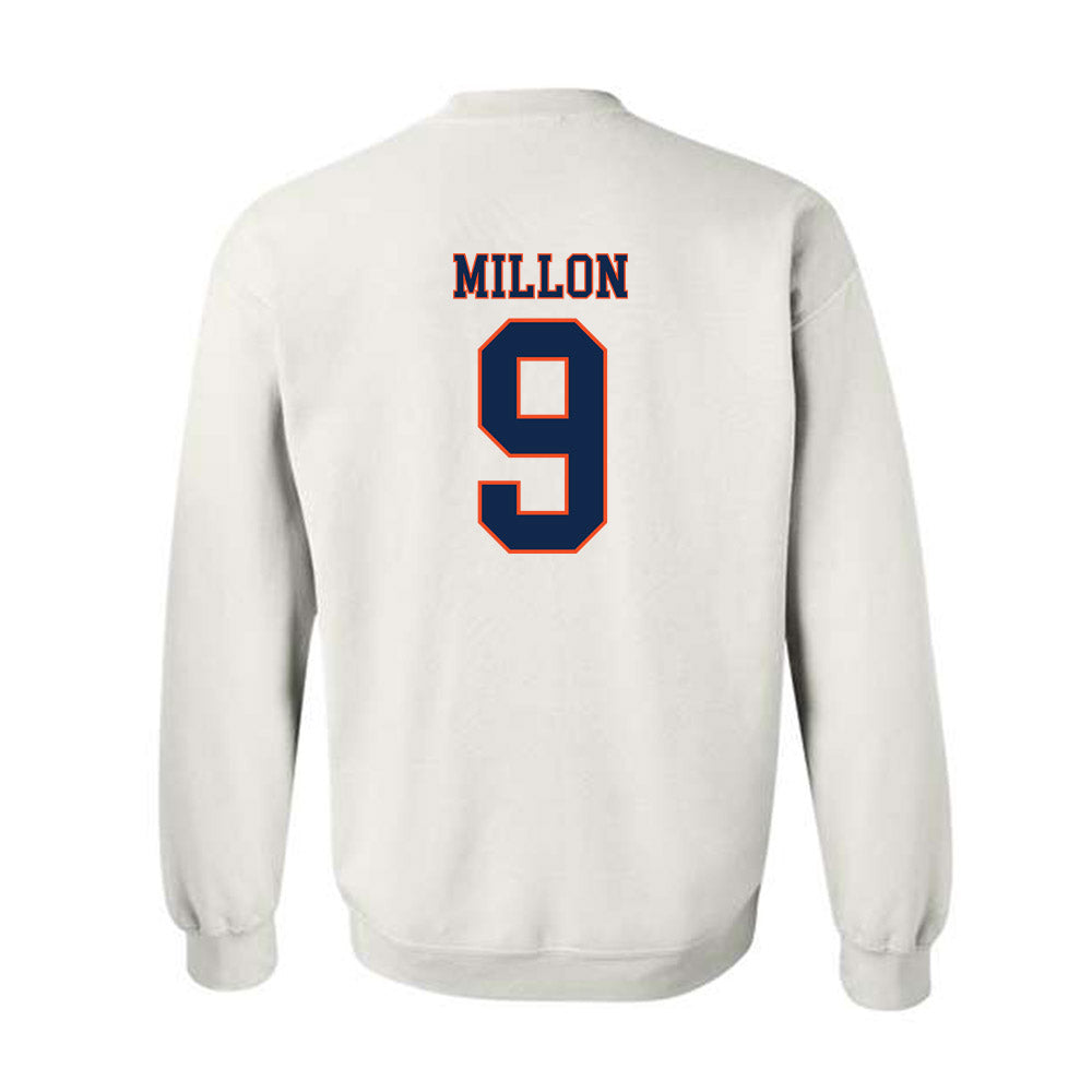 Virginia - NCAA Men's Lacrosse : McCabe Millon - Replica Shersey Crewneck Sweatshirt-1