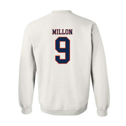 Virginia - NCAA Men's Lacrosse : McCabe Millon - Replica Shersey Crewneck Sweatshirt-1