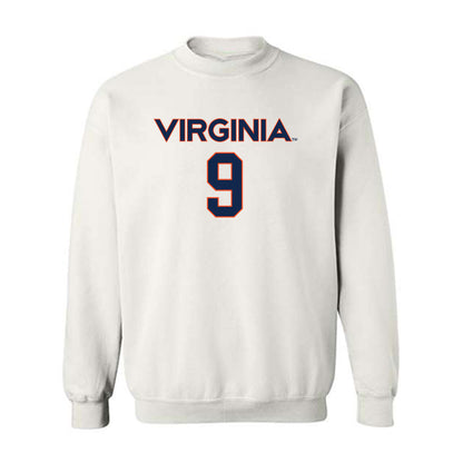 Virginia - NCAA Men's Lacrosse : McCabe Millon - Replica Shersey Crewneck Sweatshirt-0