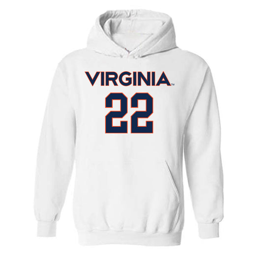 Virginia - NCAA Men's Lacrosse : Elijah Petty - Replica Shersey Hooded Sweatshirt-0