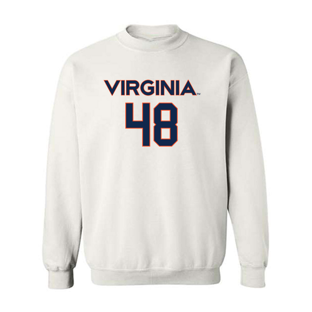 Virginia - NCAA Men's Lacrosse : John "Reese" Stepanian - Replica Shersey Crewneck Sweatshirt-0