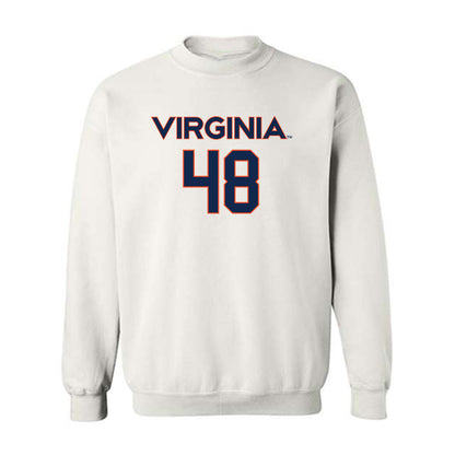 Virginia - NCAA Men's Lacrosse : John "Reese" Stepanian - Replica Shersey Crewneck Sweatshirt-0