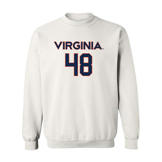 Virginia - NCAA Men's Lacrosse : John "Reese" Stepanian - Replica Shersey Crewneck Sweatshirt-0