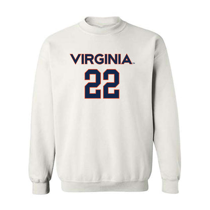 Virginia - NCAA Men's Lacrosse : Elijah Petty - Replica Shersey Crewneck Sweatshirt-0