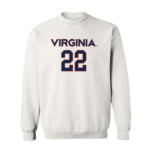 Virginia - NCAA Men's Lacrosse : Elijah Petty - Replica Shersey Crewneck Sweatshirt-0